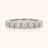 TFD-ALL-001-2 Alliance Éternité Scintillante en Or Blanc et Diamants