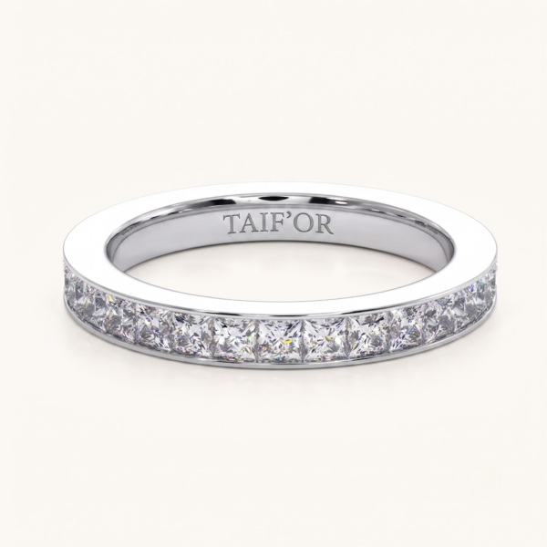 Alliance Diamants Princesse Serti Rail