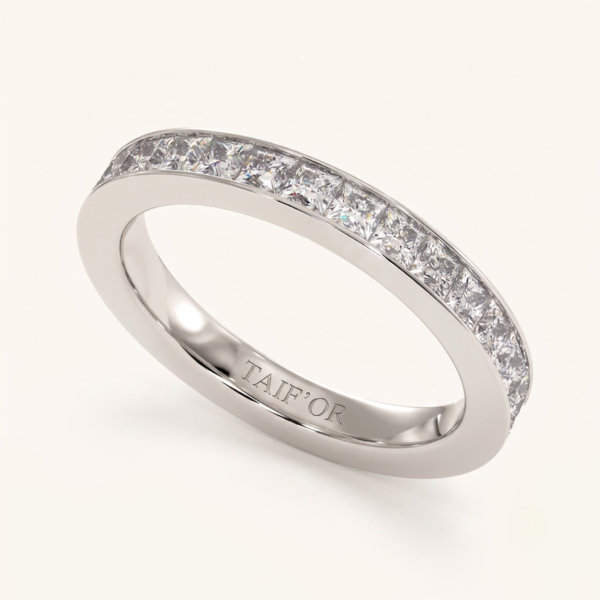 Alliance Diamants Princesse Serti Rail