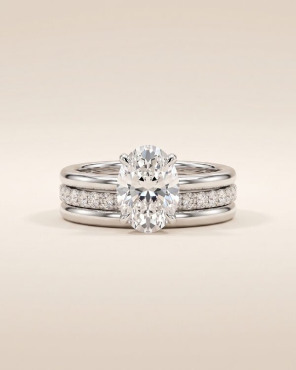 Ensemble Bague de Fiançailles et Alliance