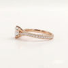 TFD-ENG-0017-2 Bague de Mariage Solitaire Rose